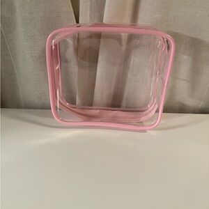 Sol de Janeiro Pink Transparent Cosmetic Bag